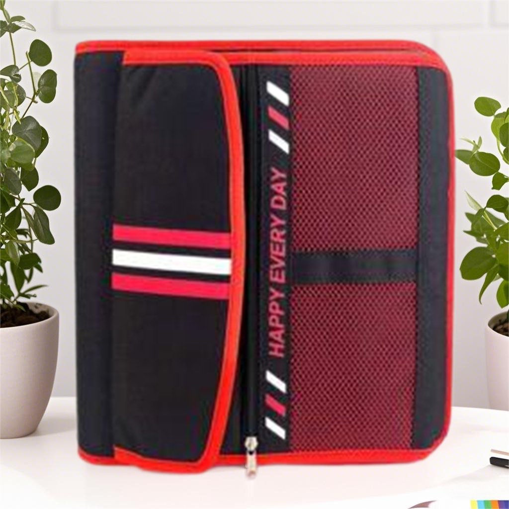  600D Multifunctional Zipper Binder