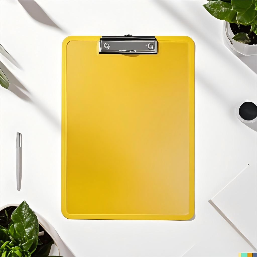 Multi-color PVC Clip Board