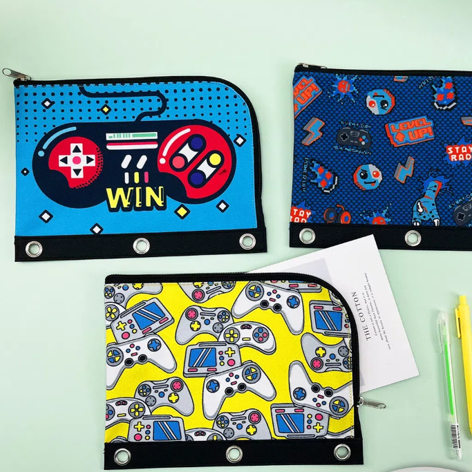 Simple Printed Binder Pouch