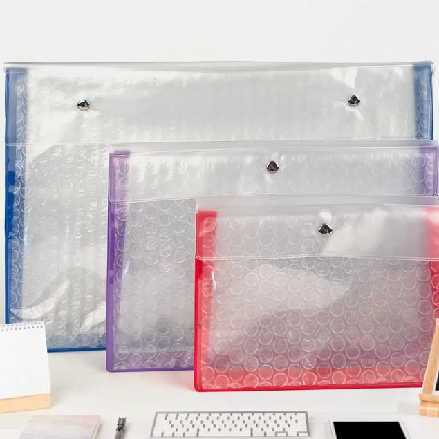 Simple multi-dimensional PVC Zipper Bag