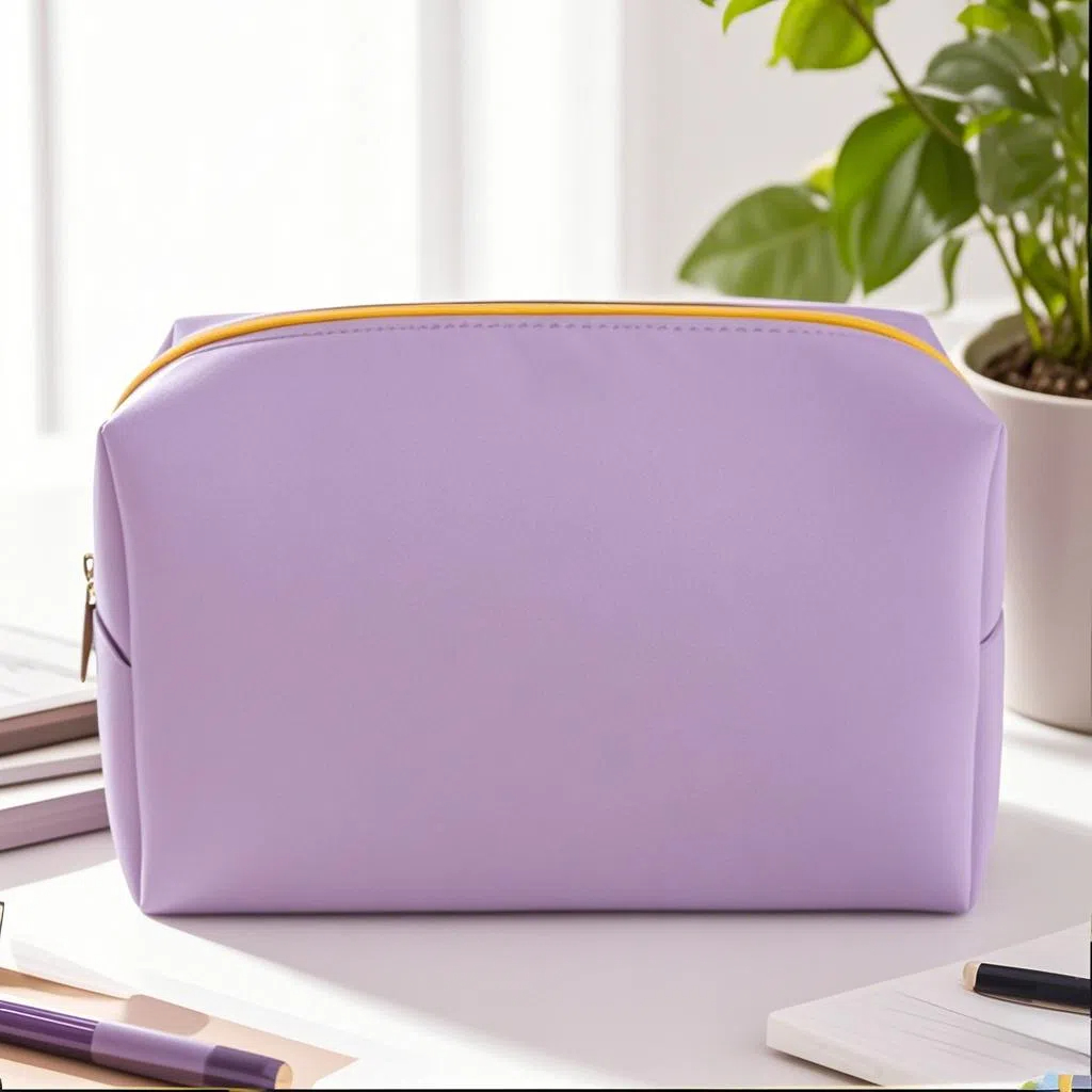 fashionable-color-blocking-cosmetic-bag