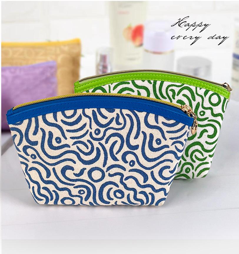 Art Muse Canvas Cosmetic Bag