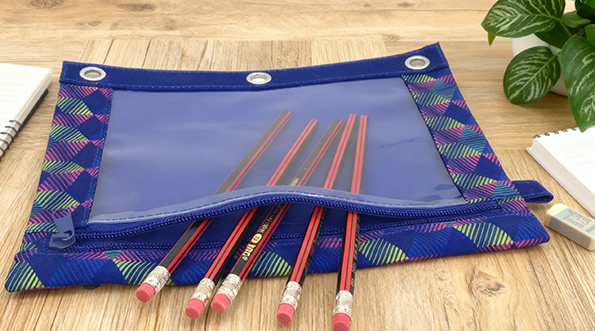 3-Hole Pencil Pouch